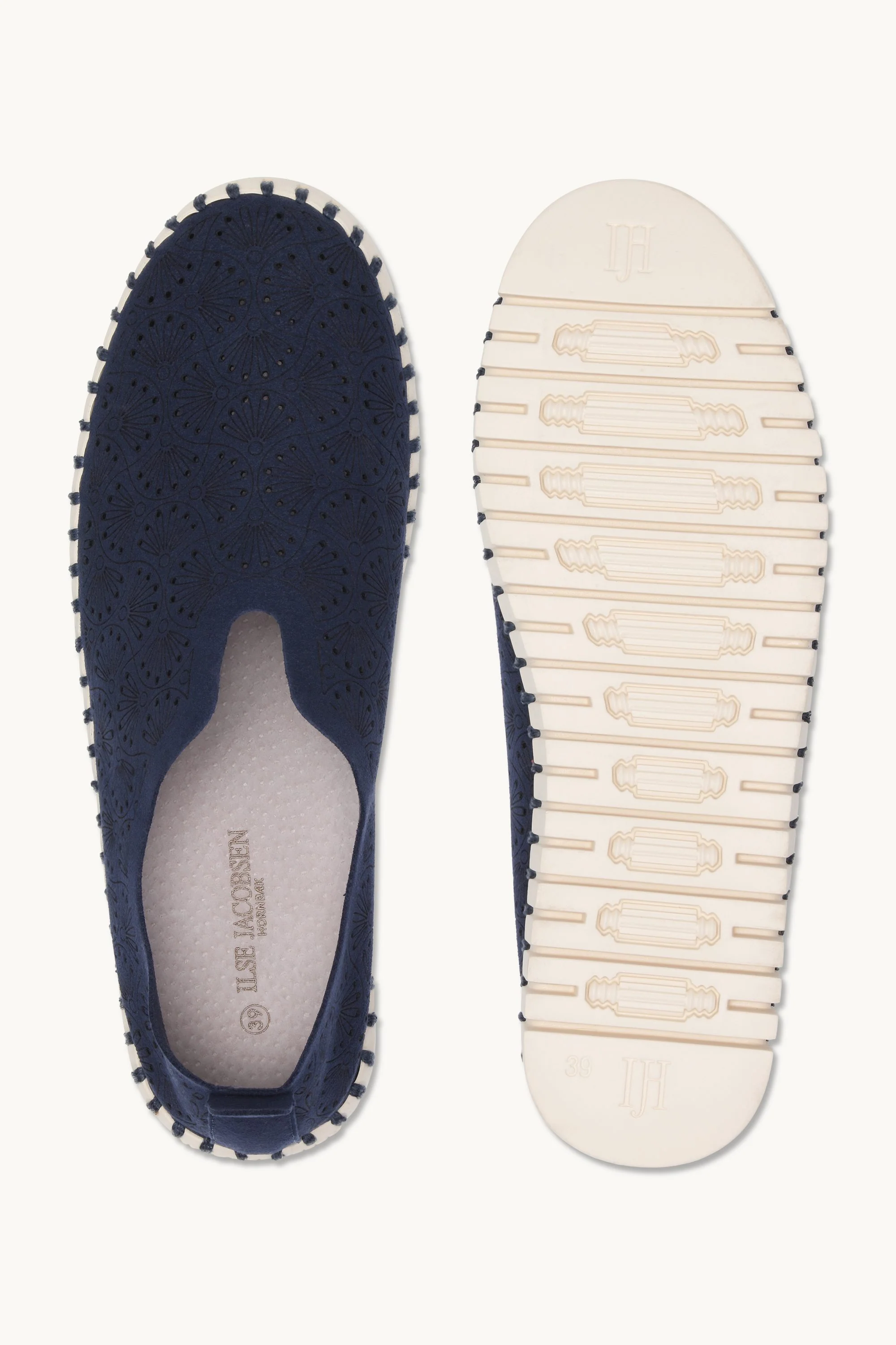 Tulip Organic Flat - Dark Indigo Pearled Ivory - Image 4