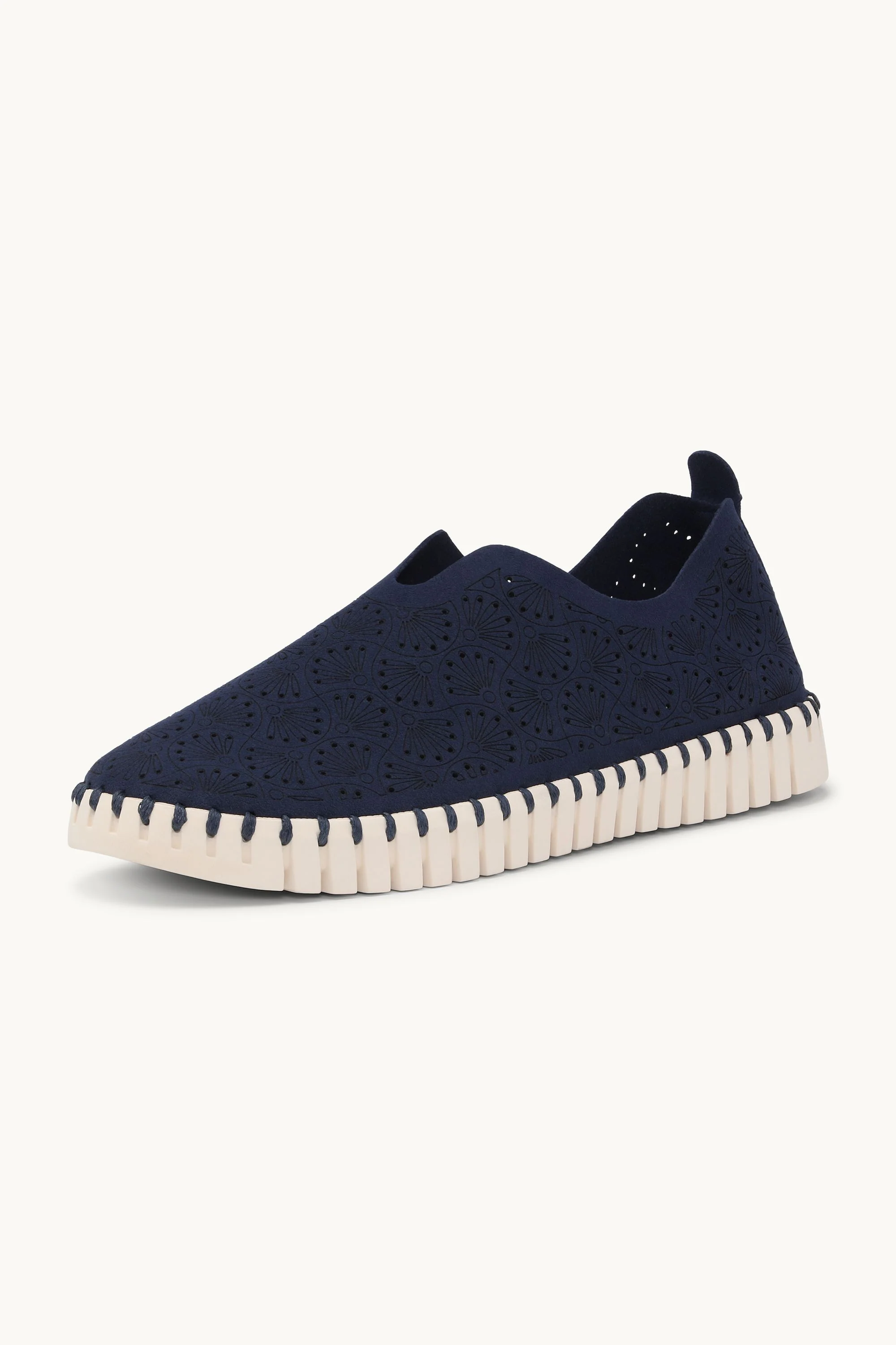 Tulip Organic Flat - Dark Indigo Pearled Ivory - Image 7