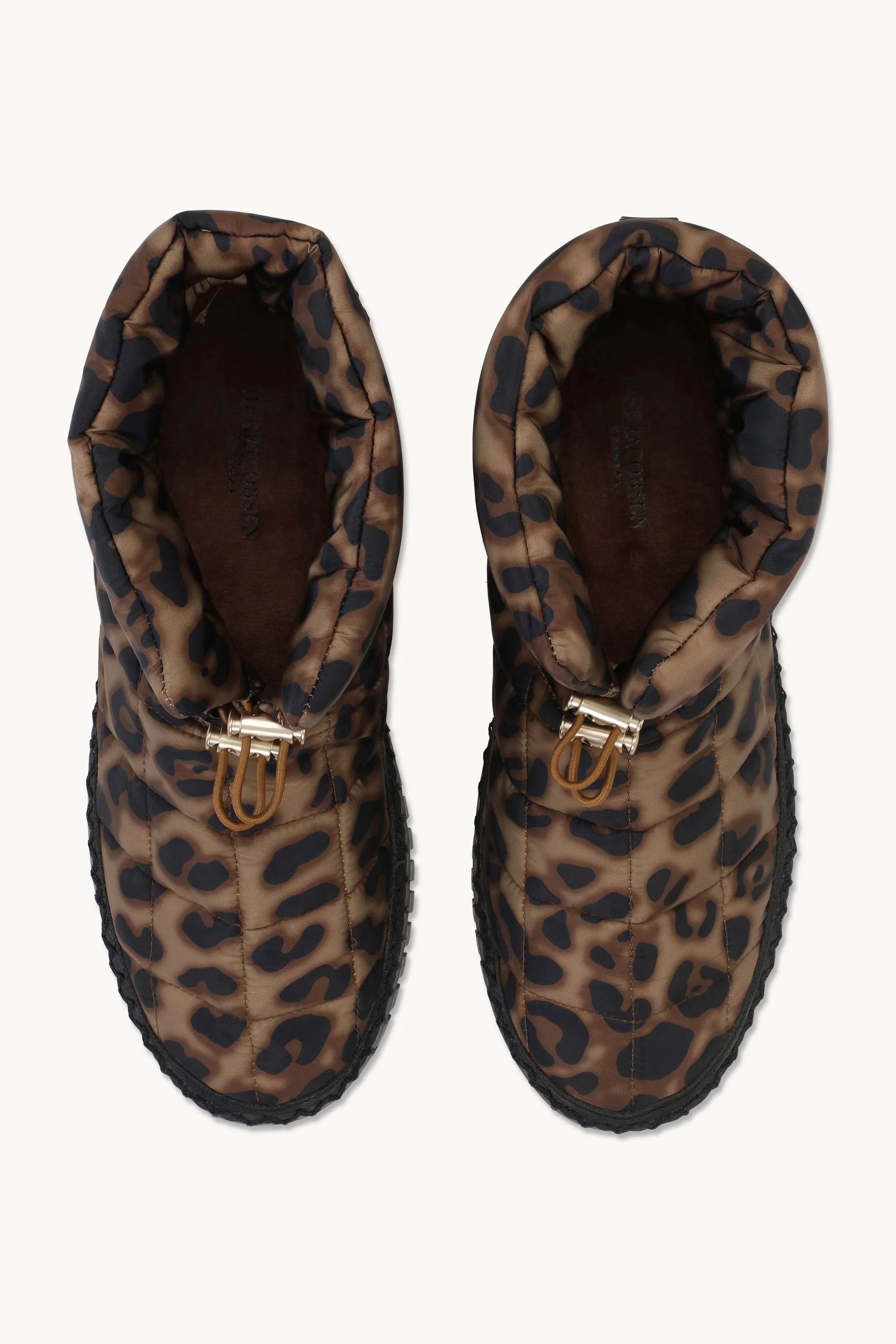 Tulip Padded Winter Boot - Brown Panthera Print Black - Image 3