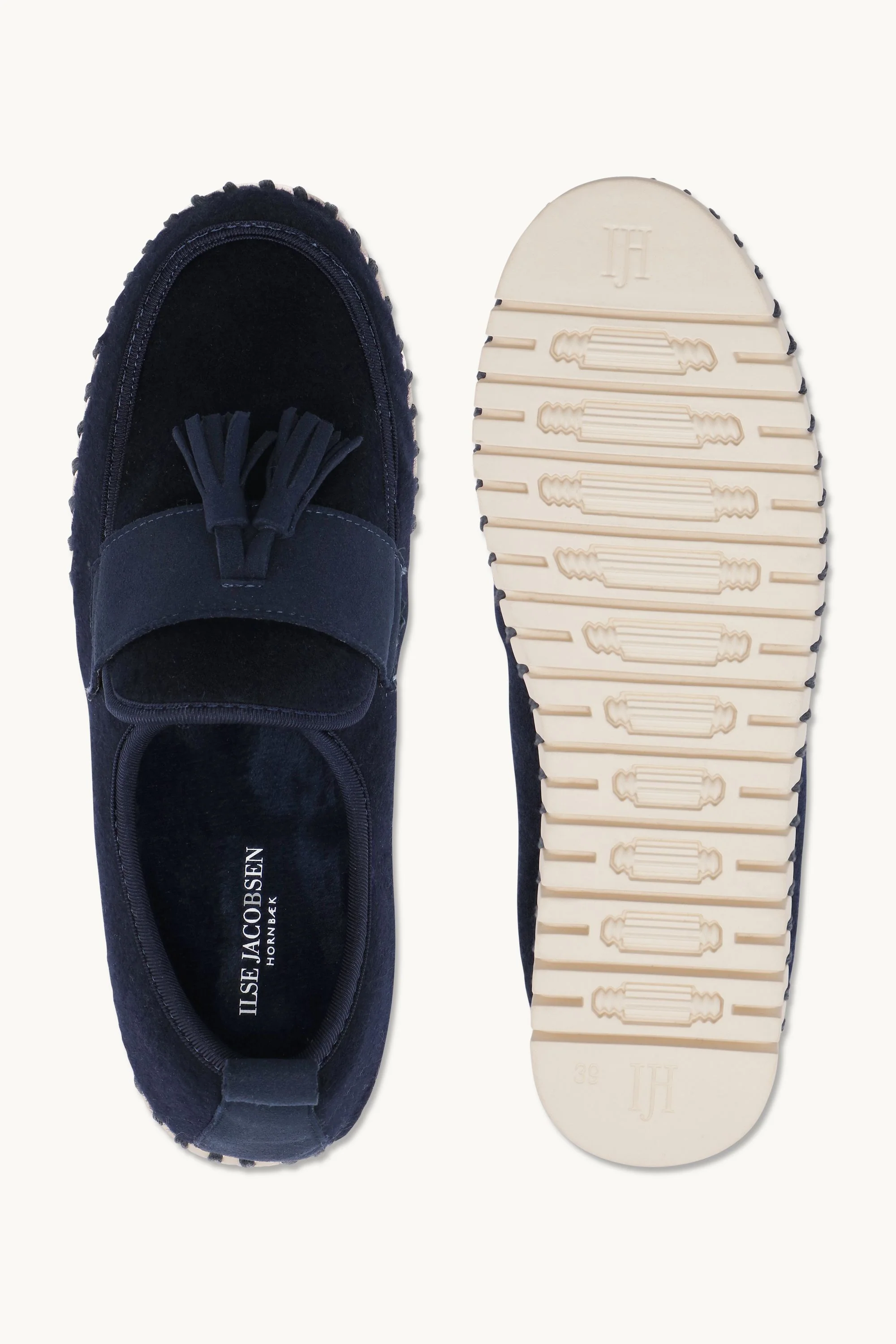 Tulip Wool Loafer - Dark Indigo Pearled Ivory - Image 4