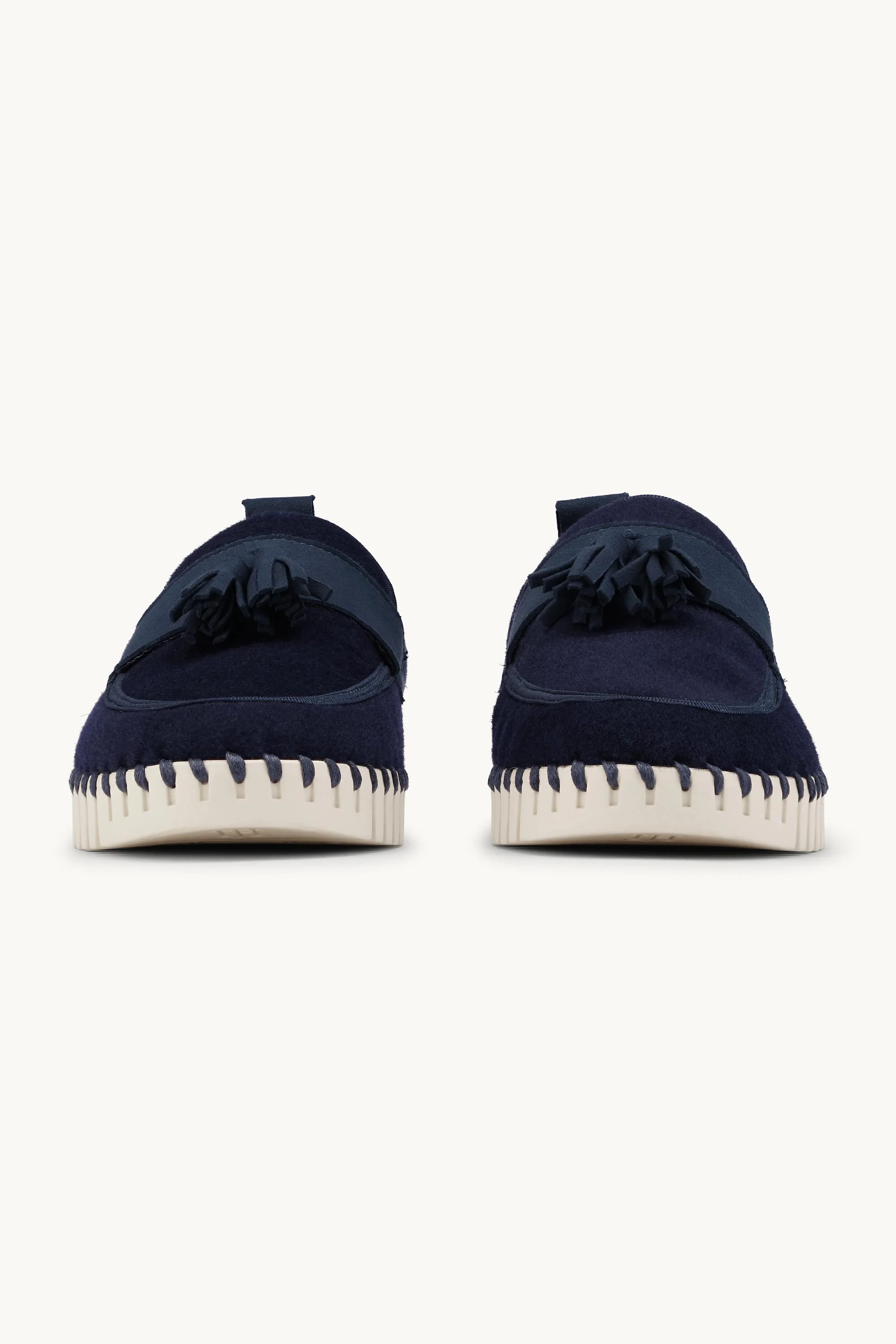 Tulip Wool Loafer - Dark Indigo Pearled Ivory - Image 5